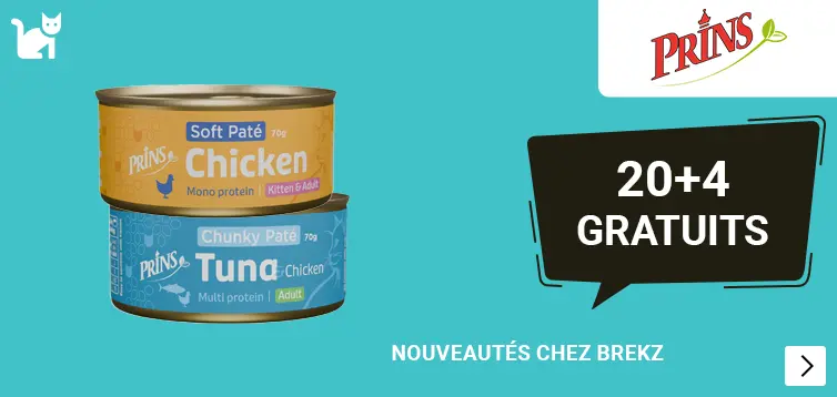 NIEUW: Prins pate 70 gram blikjes nieuw bij Brekz  20 +4 gratis CAT